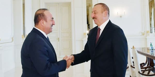 Prezident Türkiyənin XİN başçısını qəbul edib