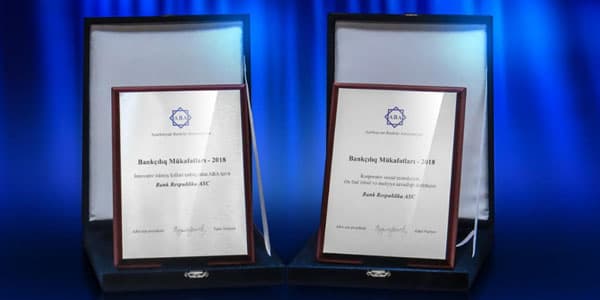 Bank Respublika innovativ ödəniş həlləri tətbiq edən ən fəal bank seçilib (R)
