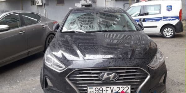Bakıda iş adamını bu avtomobildə güllələyiblər (FOTOLAR)
