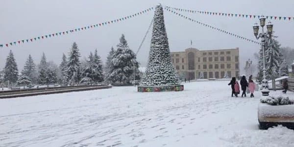 Azərbaycana 10 santimetrədək qar yağıb (FOTOLAR)