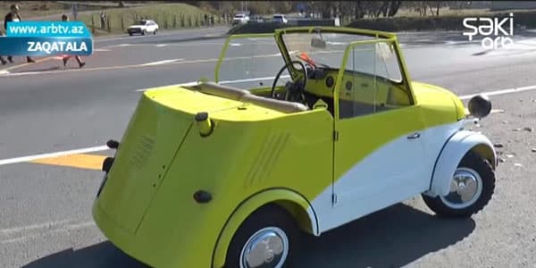 Azərbaycanda hər kəsi heyrətə gətirən 61 illik retro avtomobil (FOTO/VİDEO)