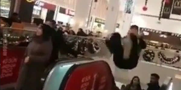 "28 Mall"da "salto" vurmaq istəyən gəncin arzusu ürəyində qaldı (VİDEO)