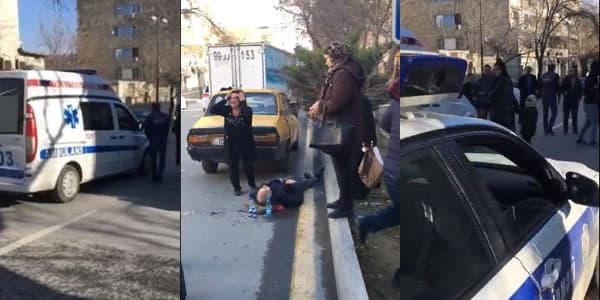 Bakıda Təcili Yardımla sakinlər arasında qalmaqal: əraziyə polis gəldi (VİDEO)