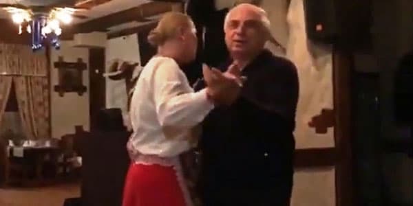 Hadı Rəcəblinin slavyan xanımla görüntüləri yayıldı (VİDEO)