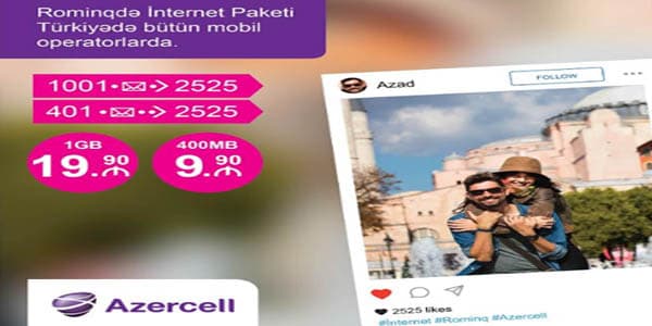 Azercell ilə rominqdə onlayn ol (R)