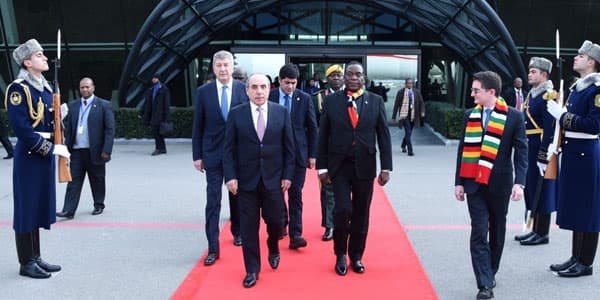 Zimbabve prezidentinin Azərbaycana səfəri başa çatdı