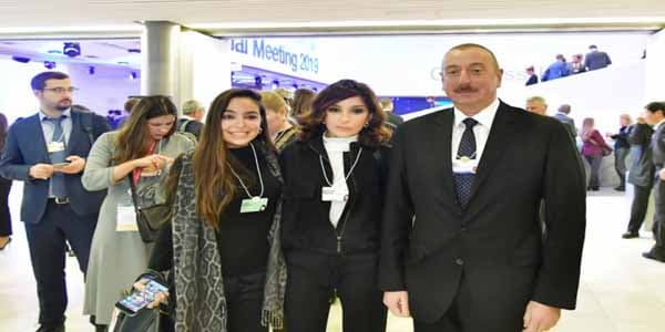 Prezident və birinci xanım Davosun sessiyasında (FOTOLAR)