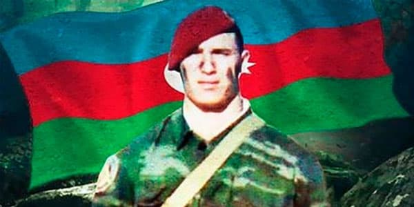 Ermənistan səfirliyinə Mübarizin posteri asıldı (VİDEO)