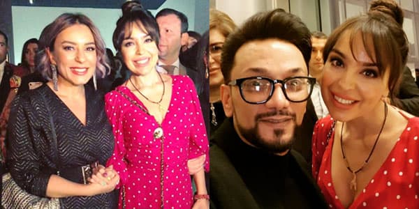 Məşhurlar Leyla Əliyeva ilə bir arada (FOTOLAR)