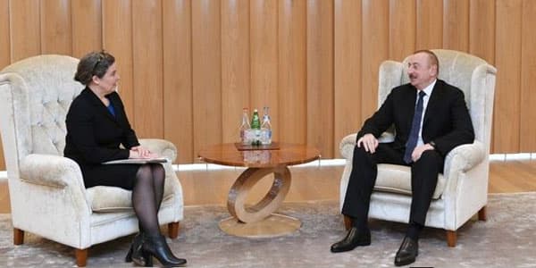 İlham Əliyev bir sıra görüşlər keçirib (FOTOLAR)