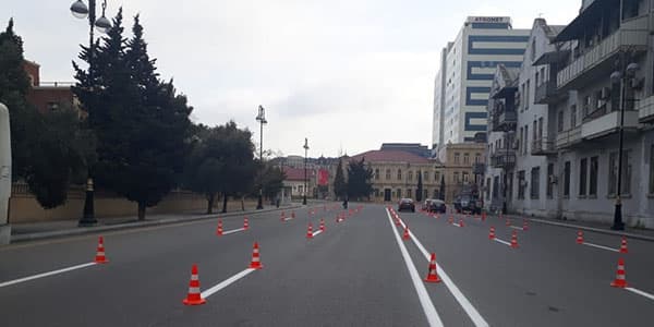 Sabah Bakıda iki yolda hərəkət məhdudlaşdırılır