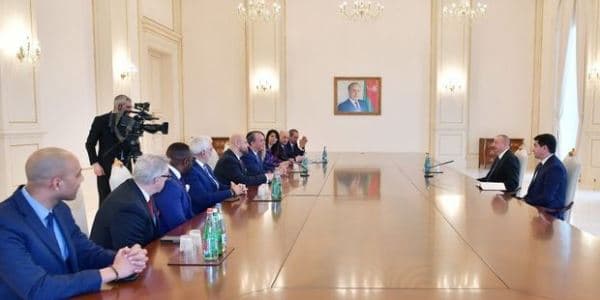 İlham Əliyev Mark Şnayeri qəbul edib