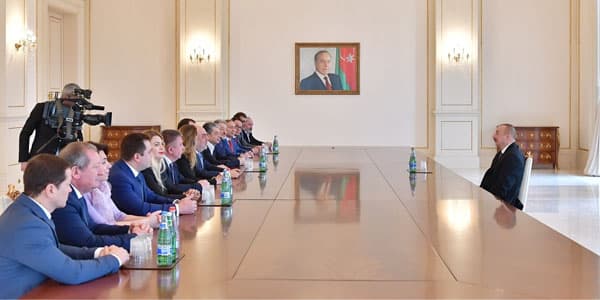 Prezident Rusiya Yəhudi Konqresinin nümayəndə heyətini qəbul edib