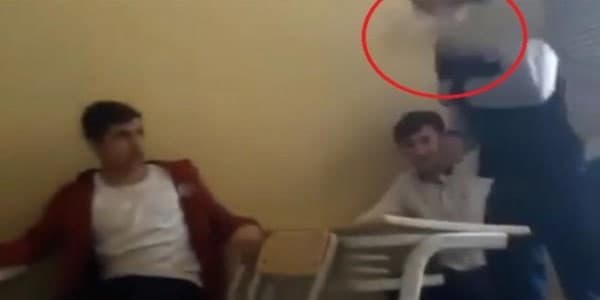 Bakıda şagirdi döyən müəllim işdən qovuldu (VİDEO)