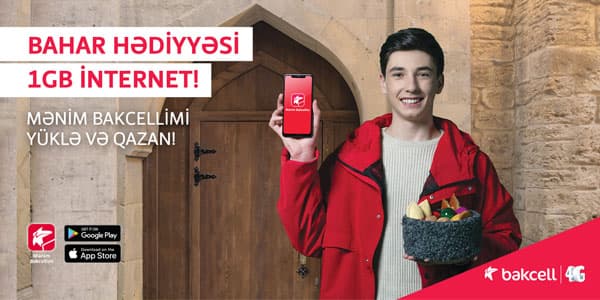 Bakcell abunəçilərinə bayram sovqatı – PULSUZ 4G Internet (R)
