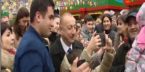 Prezident və xanımı bayram şənliyində vətəndaşlarla görüşdü (VİDEO/YENİLƏNİB)
