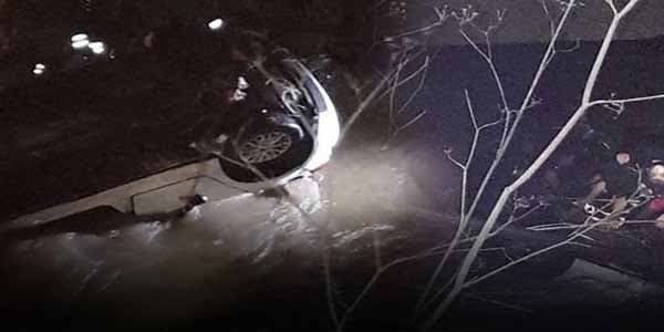 Yardımlıda polis maşını uçuruma yuvarlandı: Polis zabiti həlak oldu (FOTO)