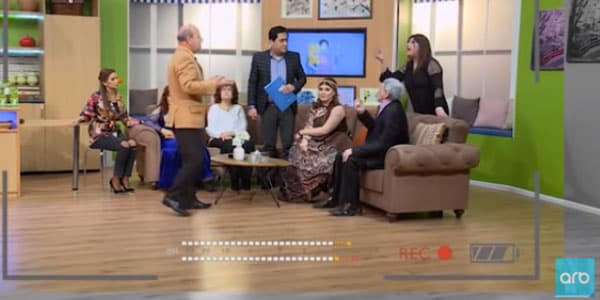 Azərbaycan efirində  dava düşdü (VİDEO)