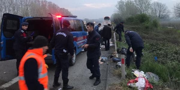 Türkiyədə sərnişin avtobusu qəzaya uğradı: 30 yaralı var