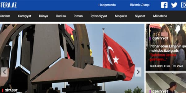 Sfera.az-a hücumlar başlanıldı