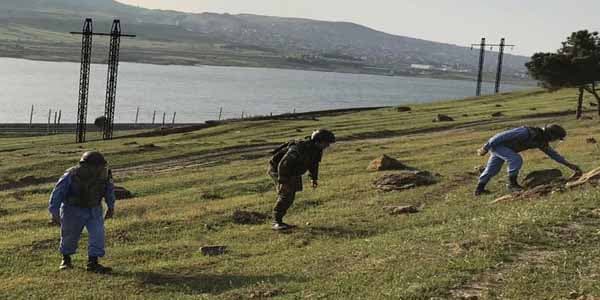 Bakı dairəvi avtomobil yolu yaxınlığında mərmi tapıldı