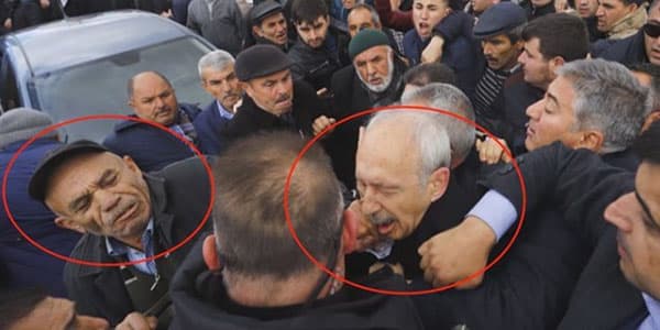Kamal Kılıçdaroğluna hücum edənlərin kimliyi müəyyənləşdi (FOTO/VİDEO)