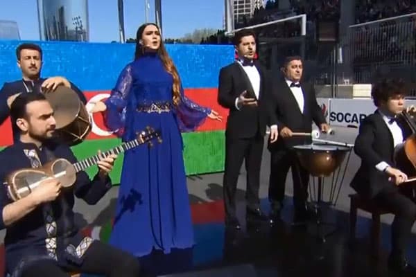 "Formula 1"in açılışında Azərbaycan himni yeni aranjimanda (VİDEO)