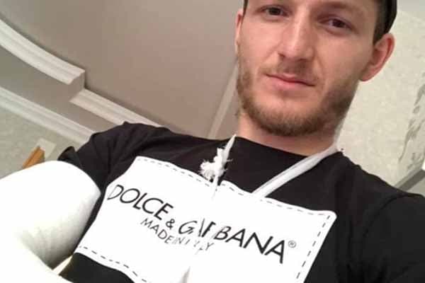 Ruslan Qurbanov "Qarabağ"la matçdan öncə yıxılaraq xəsarət aldı (FOTO)