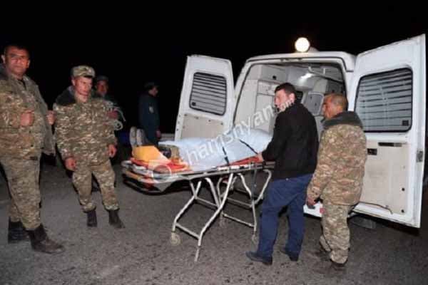 Erməni hərbçilər qəzaya düşüb: Ölən və yaralılar var