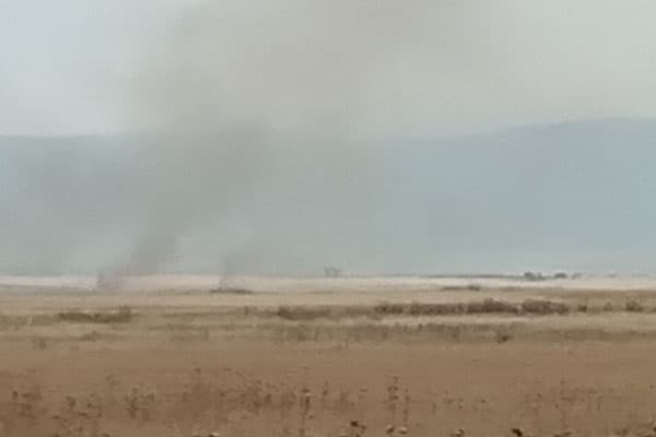Ermənilər Azərbaycanın işğal altındakı torpaqlarında yanğın törədib (FOTOLAR)