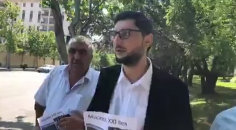 Bakıda etiraz aksiyası keçirildi (FOTO)