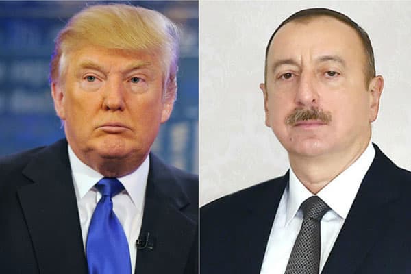Trampdan İlham Əliyevə məktub: "Azərbaycanda islahatlar istiqamətində xalqın mənafeyinə xidmət edəcək bütün addımları alqışlayırıq"