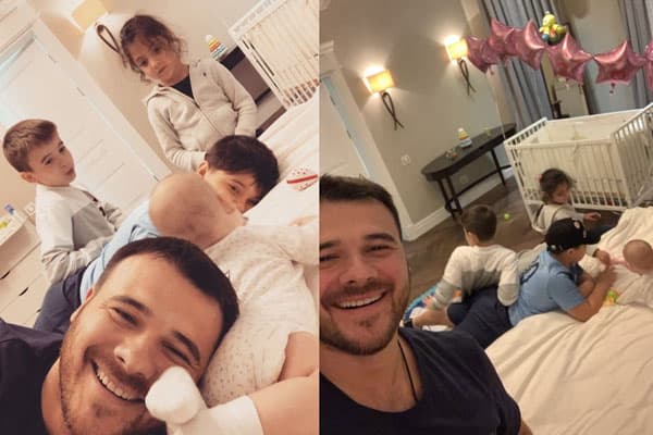 Emin Ağalarov 4 övladı ilə fotolar paylaşdı
