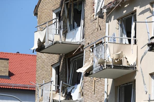 İsveçdə güclü partlayış: 25 yaralı var (FOTOLAR)