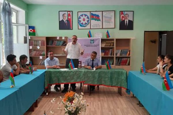 Cəbrayıl məktəbliləri ilə görüş keçirilib (FOTOLAR)
