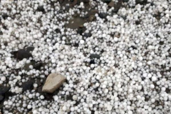Daşkəsənə diametri 12 mm olan dolu düşdü - FAKTİKİ HAVA