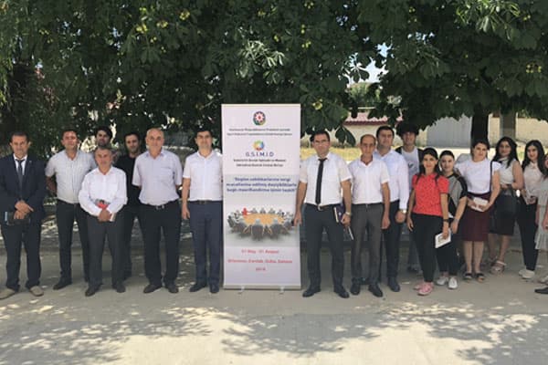 Şuranın dəstəyilə Qubada maarifləndirici görüş keçirilib (FOTOLAR)