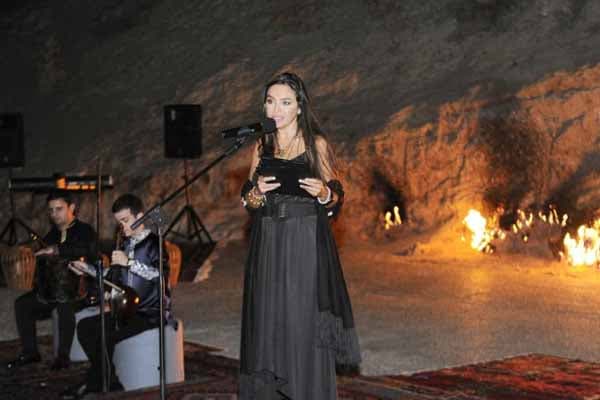 Leyla Əliyeva "Yanardağ"da (FOTOLAR)