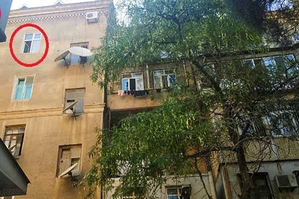 Polis rəisinin oğlu bu binadan yıxılıb ölüb... (FOTO)