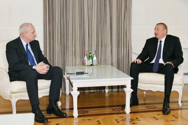 İlham Əliyev federasiya prezidentini qəbul edib