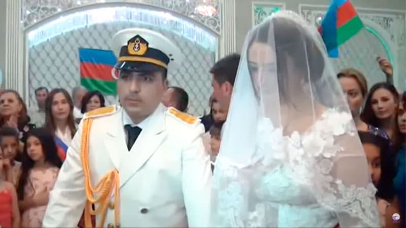 Aprel döyüşlərinin iştirakçısının toyu oldu (VİDEO)