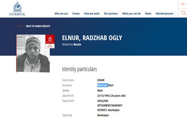 Azərbaycanlı gənc terrorçuluqda ittiham olunur