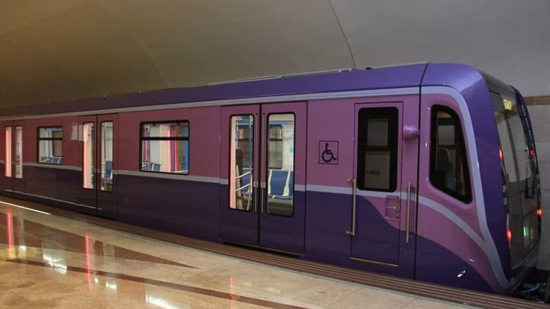 Bakıya növbəti iki yeni metro qatarı gətirildi