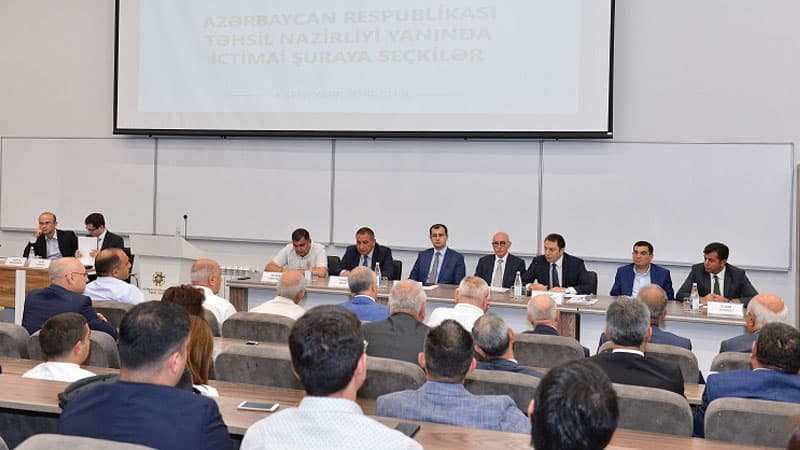 Təhsil Nazirliyi yanında seçkilər keçirilib (FOTO/VİDEO)