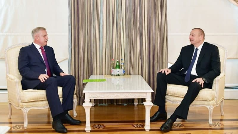İlham Əliyev Belarus Təhlükəsizlik Şurasının dövlət katibini qəbul edib