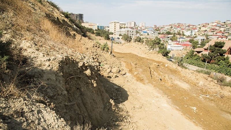 Badamdar sürüşmə zonasından xəbər var