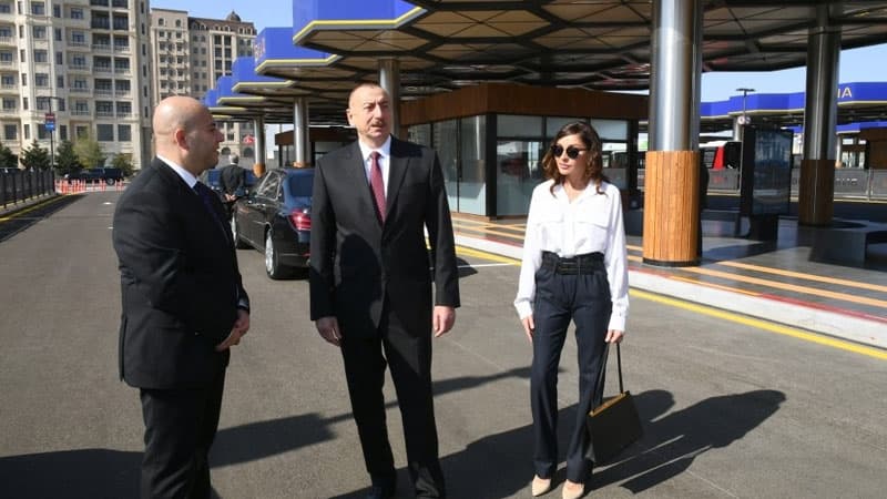 Prezident və xanımı açılışda (FOTO/YENİLƏNİB)