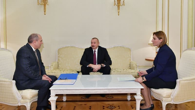 İlham Əliyev siyahıyaalınmada iştirak etdi 