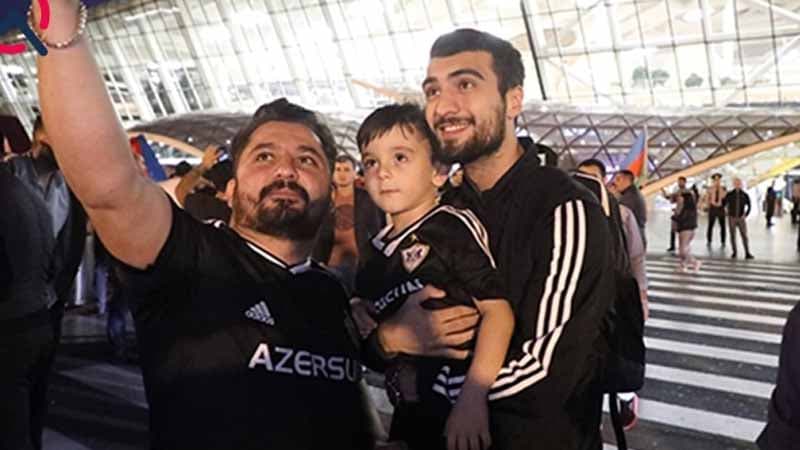 “Qarabağ” Bakıda belə qarşılandı (FOTO)