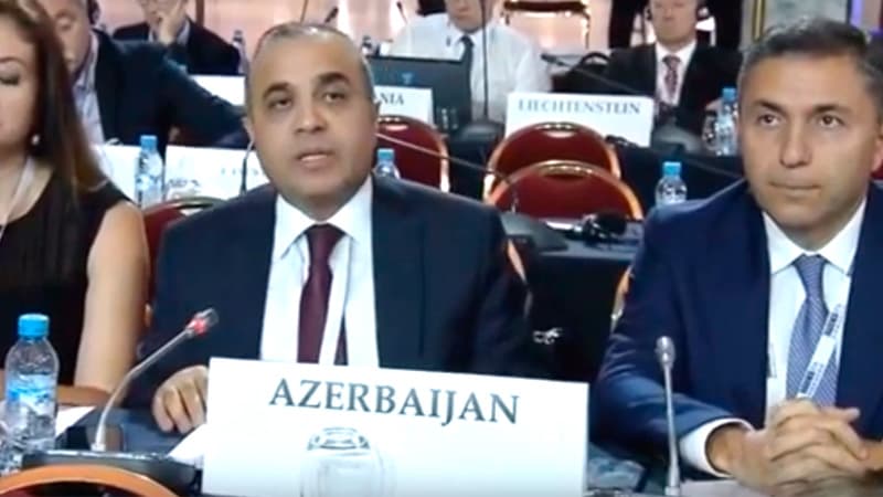 Azay Quliyev Prezident İlham Əliyevin mövqeyini ATƏT PA-ya çatdırdı (VİDEO)